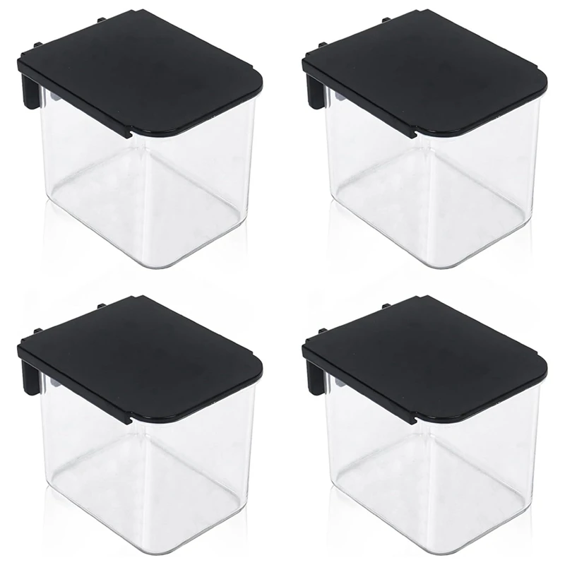 4 Pcs Pegboard Accessories With Lid, 3.9 X 3.2 X 3.2 Inch Pegboard Bins With Hooks, Clear Plastic Pegboard Containers
4 Pcs Pegboard Accessories With Lid, 3.9 X 3.2 X 3.2 Inch Pegboard Bins With Hooks, Clear Plastic Pegboard Containers