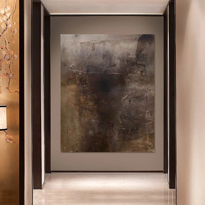 Handmade Dark Thick Texture Acrylic Modern Art Wall Pictures Canvas Simple Abstract Oil Painting Home Decoration Pieces
Handmade Dark Thick Texture Acrylic Modern Art Wall Pictures Canvas Simple Abstract Oil Painting Home Decoration Pieces