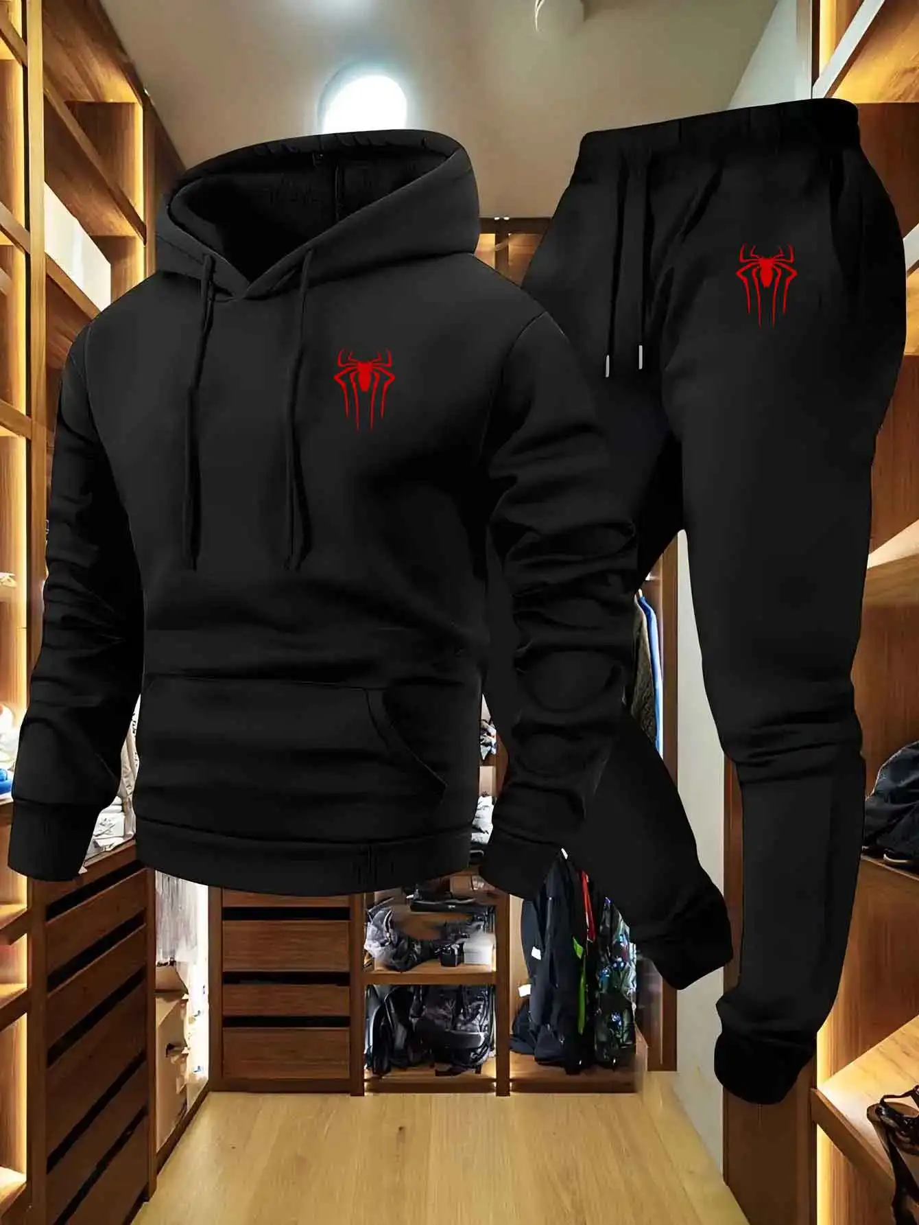 Fashionable men's sportswear set 2026 Spring and Autumn New outdoor men's casual pullover + jogging Pants two-piece set
Fashionable men's sportswear set 2026 Spring and Autumn New outdoor men's casual pullover + jogging Pants two-piece set