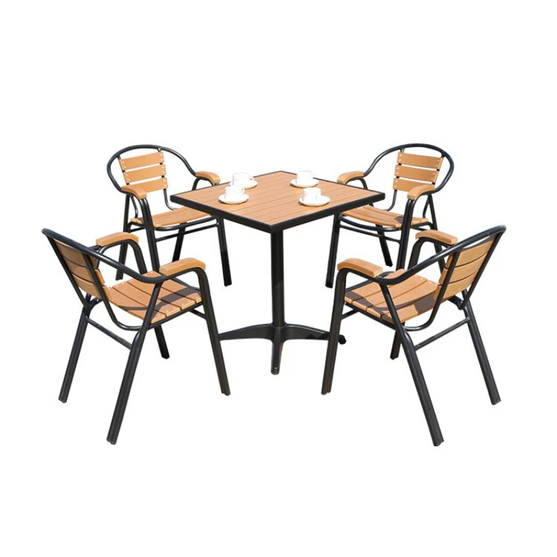 Garden balcony casual plastic wood tables and chairs, villa courtyard outdoor tables and chairs, set combination
Garden balcony casual plastic wood tables and chairs, villa courtyard outdoor tables and chairs, set combination