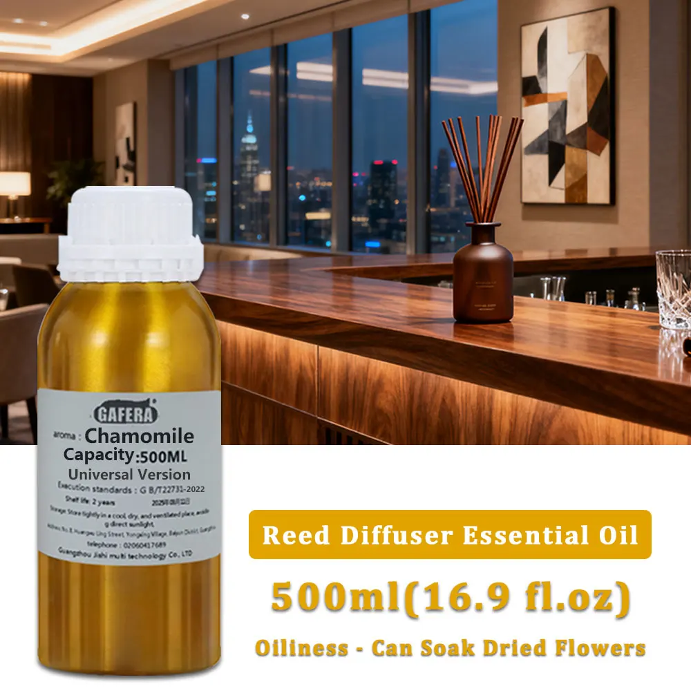 GAFERA 500ml(16.9 fl.oz) Chamomile Hilton Essential Oil, Diffuser Replenish Aroma Oil For Reed Diffuser & Flameless Aromatherapy
GAFERA 500ml(16.9 fl.oz) Chamomile Hilton Essential Oil, Diffuser Replenish Aroma Oil For Reed Diffuser & Flameless Aromatherapy