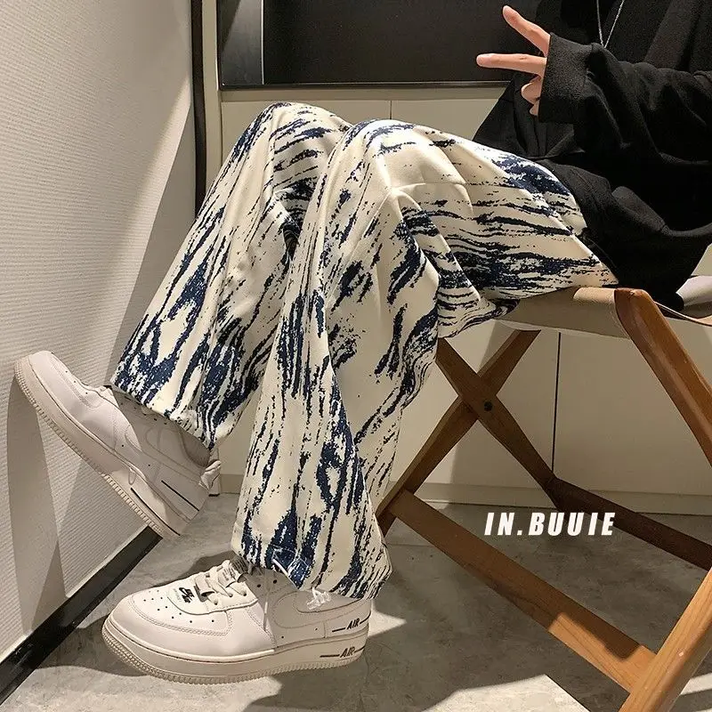 Tie-dye Wide-leg Pants European and American High Street Vibe High-end Straight-leg Pants Men's American Retro Street Explosion
Tie-dye Wide-leg Pants European and American High Street Vibe High-end Straight-leg Pants Men's American Retro Street Explosion