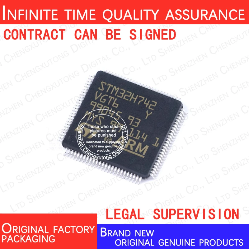 STM32H742VGT6 STM32H742 LQFP 100% genuine stock in brand new original packaging
STM32H742VGT6 STM32H742 LQFP 100% genuine stock in brand new original packaging