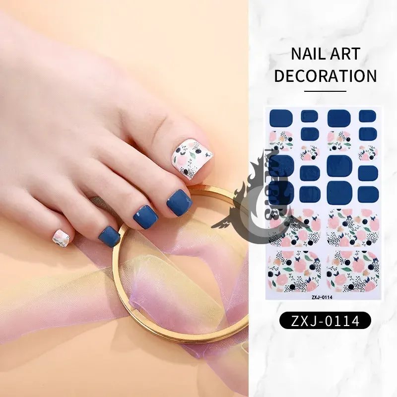 Free Shipping 22 Tips Toenail Stickers Nail Feet Toenails Manicure Stickes Available To Pregnant Women Glitter Stickers for Nail
Free Shipping 22 Tips Toenail Stickers Nail Feet Toenails Manicure Stickes Available To Pregnant Women Glitter Stickers for Nail