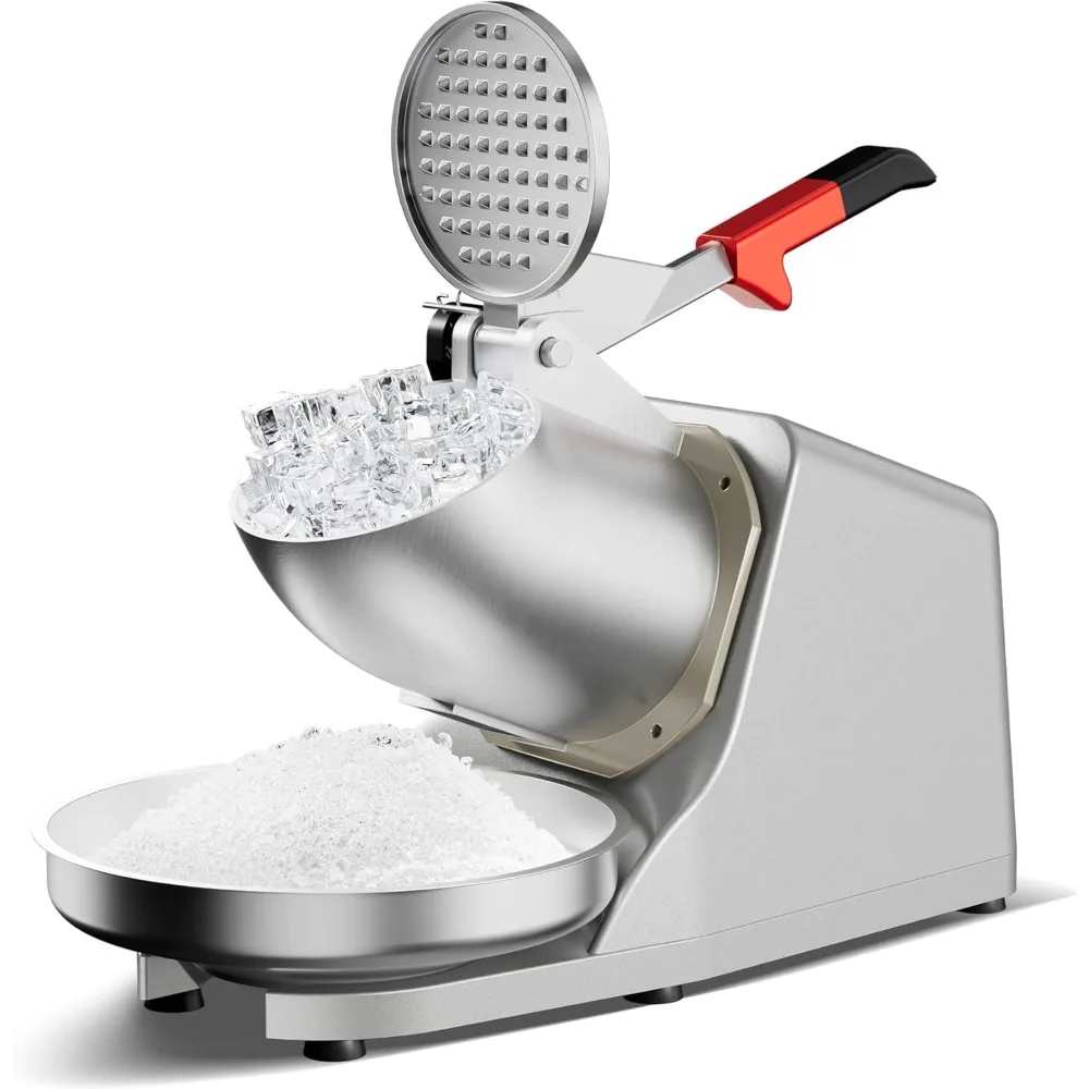 Ice Crusher 286LBS/H Stainless Steel Shaver 300W Electric Snow Cone Machine, Shaved Ice Machine
Ice Crusher 286LBS/H Stainless Steel Shaver 300W Electric Snow Cone Machine, Shaved Ice Machine