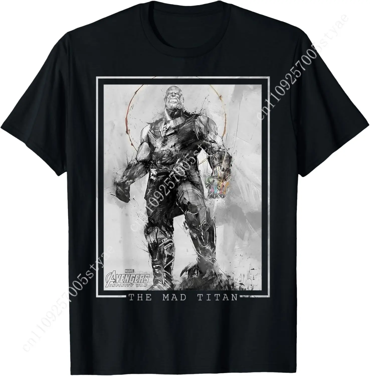 Marvel Avengers Infinity War Thanos Sketch Graphic T-Shirt T-Shirt
Marvel Avengers Infinity War Thanos Sketch Graphic T-Shirt T-Shirt