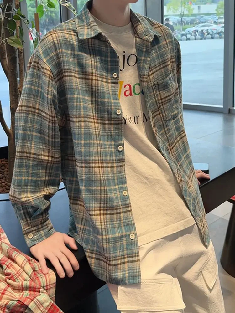 Мужская демисезонная куртка в стиле ретро-американский клетчатый узор, с эффектом высококачественного материала, цвет Haome Blue, Cleanfit, нейтральная, для осени
Мужская демисезонная куртка в стиле ретро-американский клетчатый узор, с эффектом высококачественного материала, цвет Haome Blue, Cleanfit, нейтральная, для осени