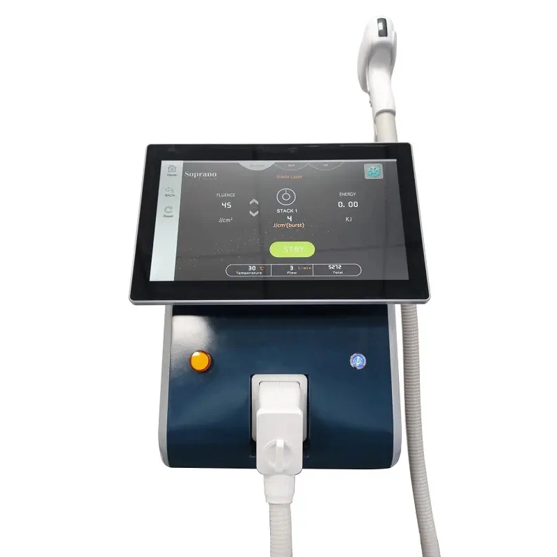 Diode Laser Hair Removal Machine Ice Cooling Painless Depilation 755/808/1064 Triple Wavelength Suitable for All Hair Skin Types 
Diode Laser Hair Removal Machine Ice Cooling Painless Depilation 755/808/1064 Triple Wavelength Suitable for All Hair Skin Types