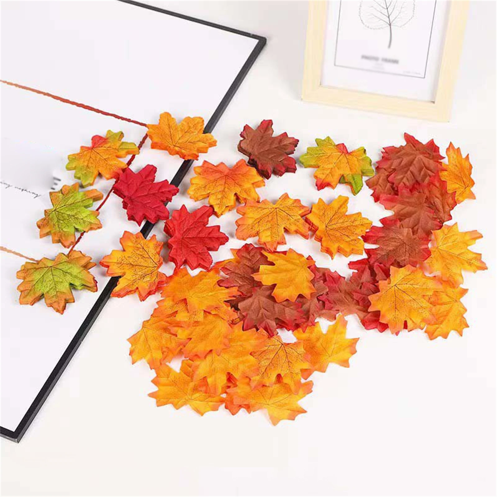 150pcs Fake Fall Maple Leaves Handmade Artificial Maple Leaves Fits Autumn Garden Lawn Wedding Scene Plants Decor Supplies
150pcs Fake Fall Maple Leaves Handmade Artificial Maple Leaves Fits Autumn Garden Lawn Wedding Scene Plants Decor Supplies
