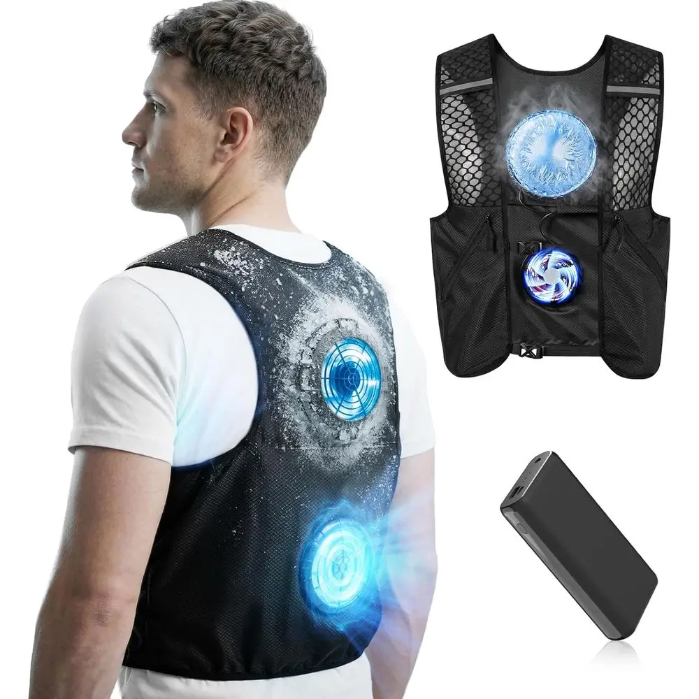 Cooling Vest or Men Wearable an Portable Semiconductor Rechargeable With Electric Cooling Air Vest Air Conditioned or Work,Garde
Cooling Vest or Men Wearable an Portable Semiconductor Rechargeable With Electric Cooling Air Vest Air Conditioned or Work,Garde