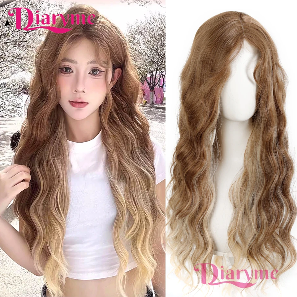 Long Blonde Mixed Brown Synthetic Wigs Water Wavy Platinum Wigs for Women Daily Cosplay Party Hair Wig Heat Resistant Fiber Wig
Long Blonde Mixed Brown Synthetic Wigs Water Wavy Platinum Wigs for Women Daily Cosplay Party Hair Wig Heat Resistant Fiber Wig
