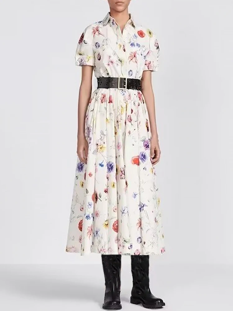 Designer 2023 New Women's Elegant Party Dress High Quality Print Shirt Dress Formal Occasions Casual Fashion French Vintage Chic
Designer 2023 New Women's Elegant Party Dress High Quality Print Shirt Dress Formal Occasions Casual Fashion French Vintage Chic