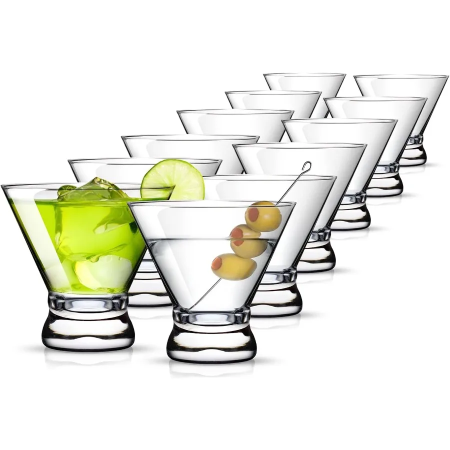 Set of 12 Stemless Martini Cocktail Glasses for Margarita Manhattan Cosmopolitan Ideal for Home Bar Use Evening Parties Birthda
Set of 12 Stemless Martini Cocktail Glasses for Margarita Manhattan Cosmopolitan Ideal for Home Bar Use Evening Parties Birthda