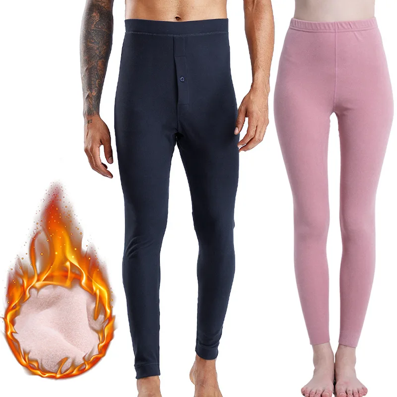 Thickened Cationic Warm Pants Men's Long Knee-Pad Fleece-Lined Bottoming Pants Women's Cotton Pants Autumn Thermal Trousers
Thickened Cationic Warm Pants Men's Long Knee-Pad Fleece-Lined Bottoming Pants Women's Cotton Pants Autumn Thermal Trousers