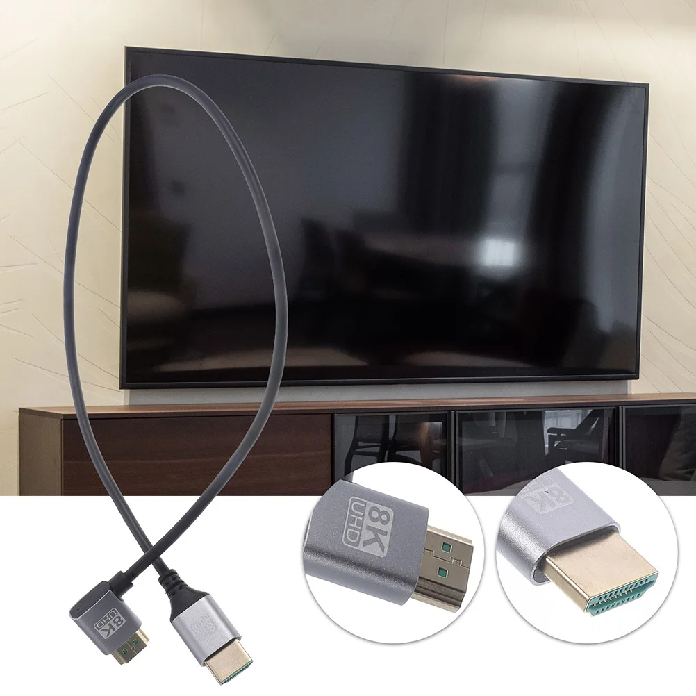 8K Video Cable Male To Male High .1 Cable Angled Monitor Connector For Computer Projector Ultra Hd Display Cord Video
8K Video Cable Male To Male High .1 Cable Angled Monitor Connector For Computer Projector Ultra Hd Display Cord Video