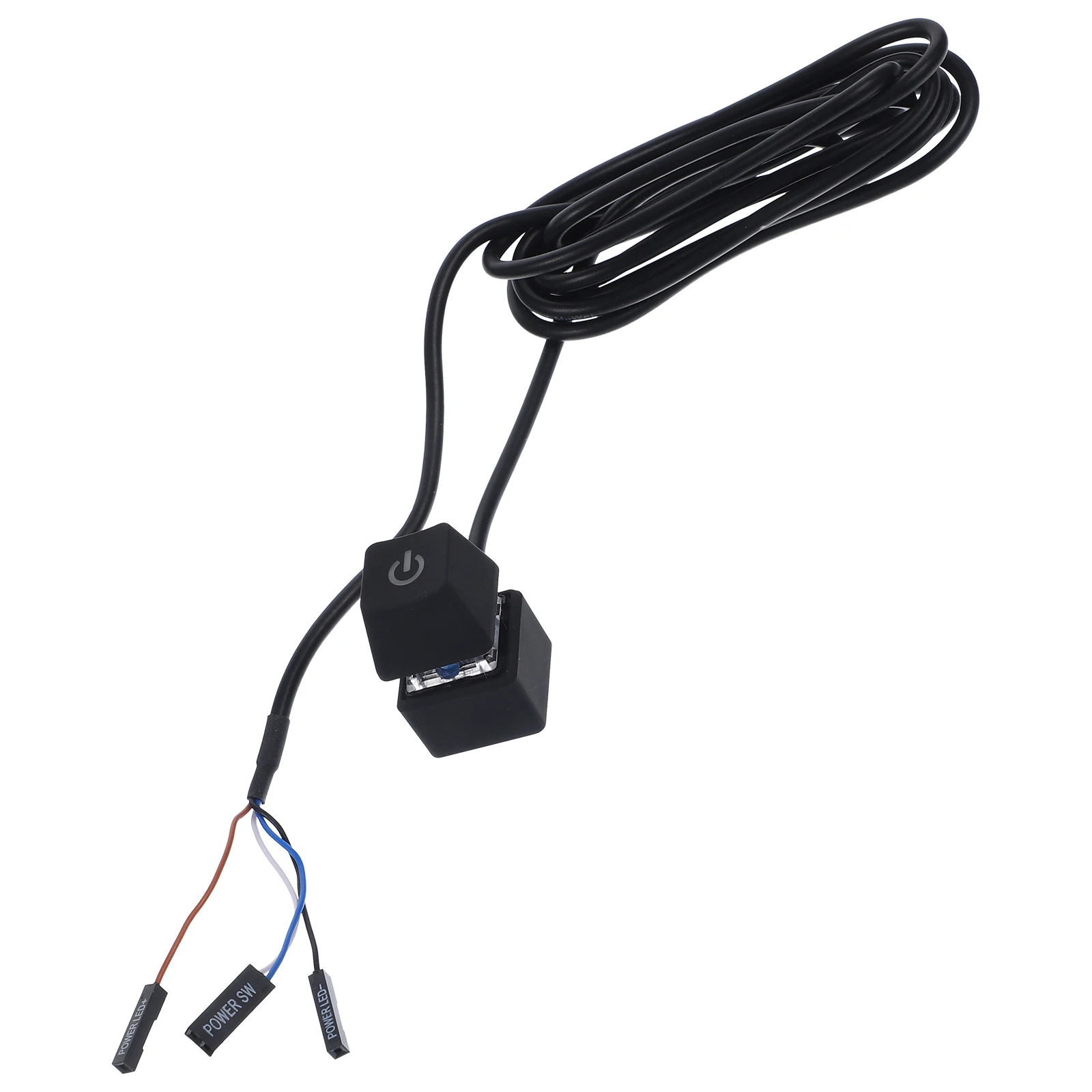 Universal PC Power Button Extension with LED Indicator Desktop Remote Switch for Computer Start Up Rubber Design Easy
Universal PC Power Button Extension with LED Indicator Desktop Remote Switch for Computer Start Up Rubber Design Easy