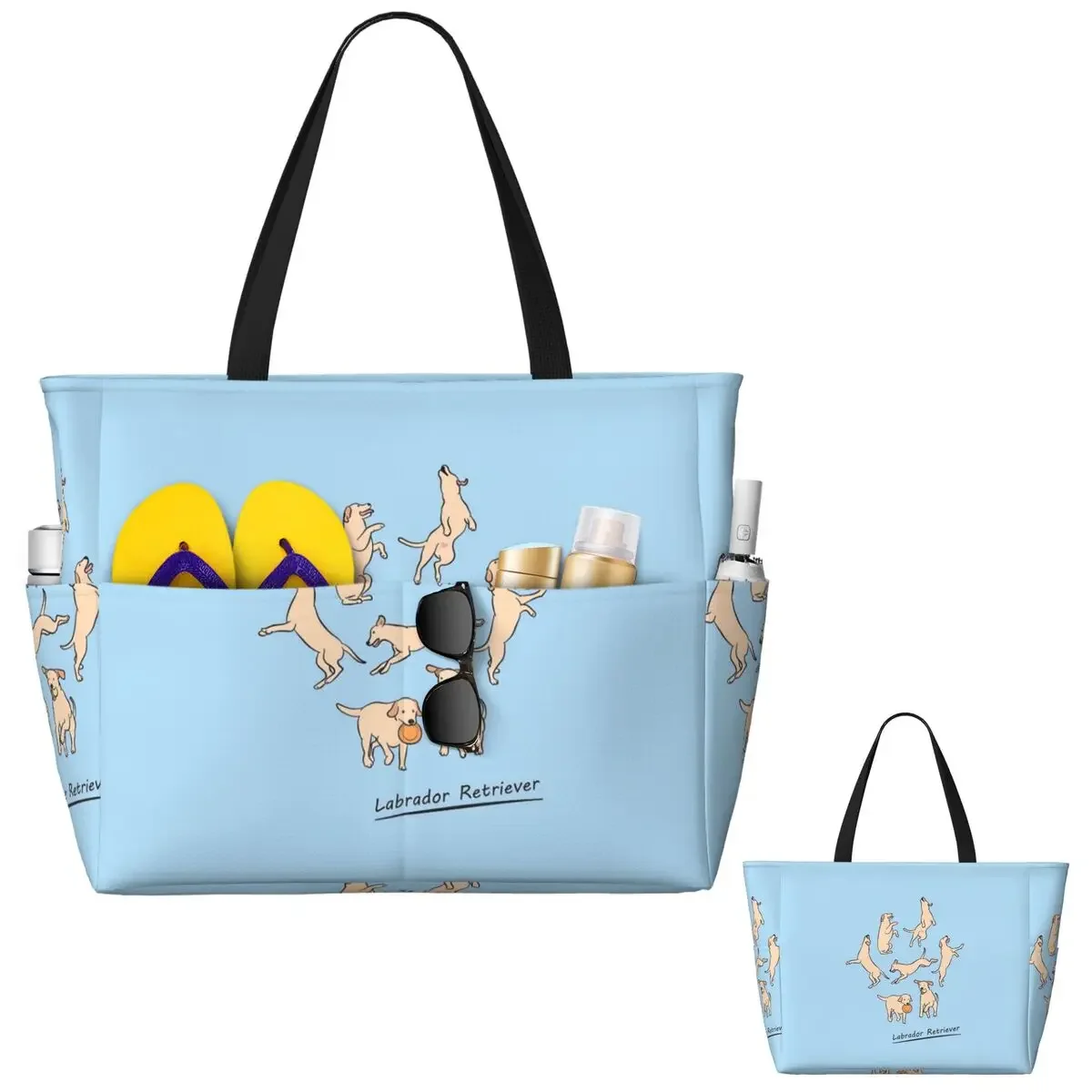 Playing Light Yellow Lab Labrador Retriever Beach Tote Bag Sport Gym Yoga Duffle Large Tote Bag Women Travel Bag Fitness bag
Playing Light Yellow Lab Labrador Retriever Beach Tote Bag Sport Gym Yoga Duffle Large Tote Bag Women Travel Bag Fitness bag