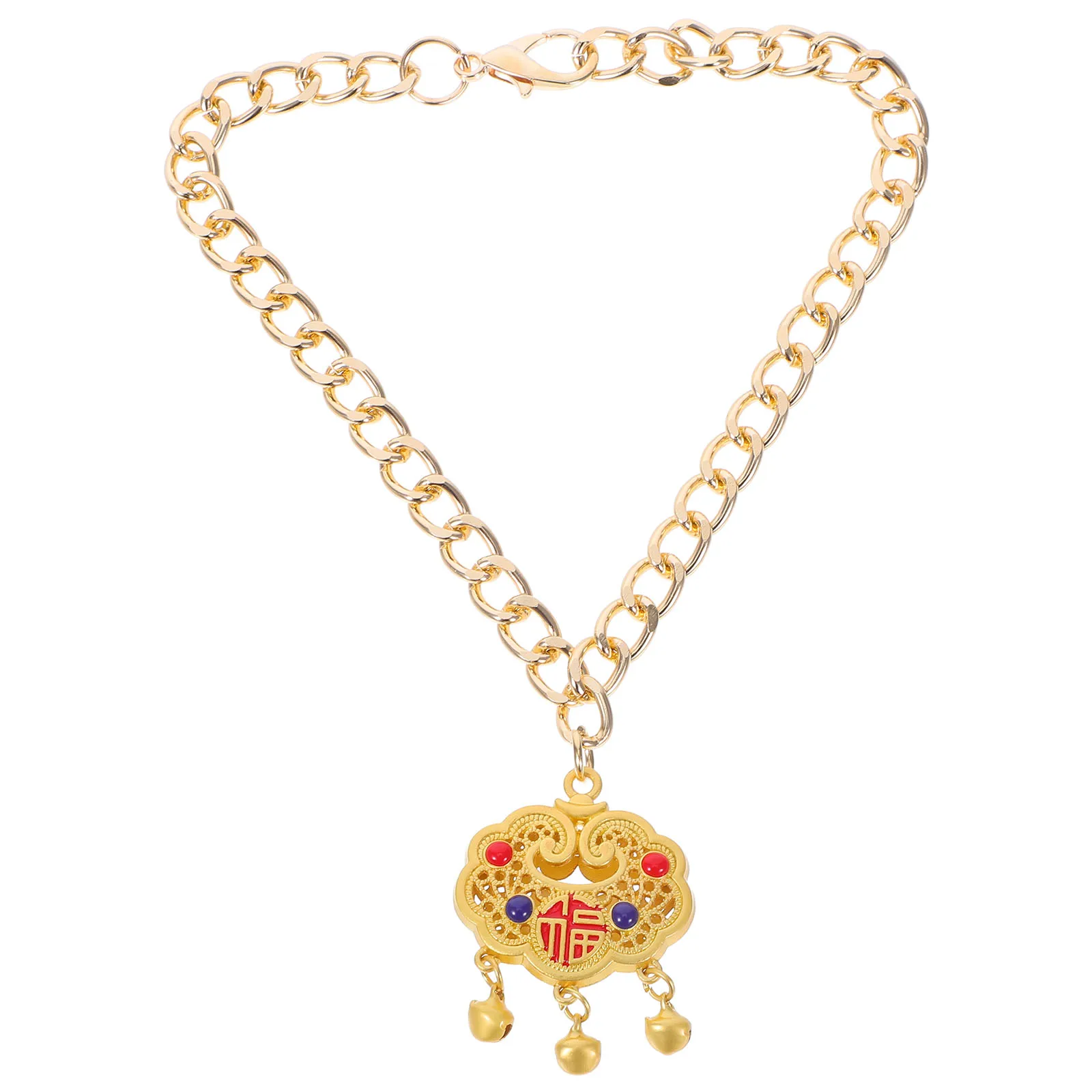 Pet Metal Lock Pendant Necklace Cat Jingle Bell Jewelry Charm Dog Cats Chinese Collar Man Style
Pet Metal Lock Pendant Necklace Cat Jingle Bell Jewelry Charm Dog Cats Chinese Collar Man Style