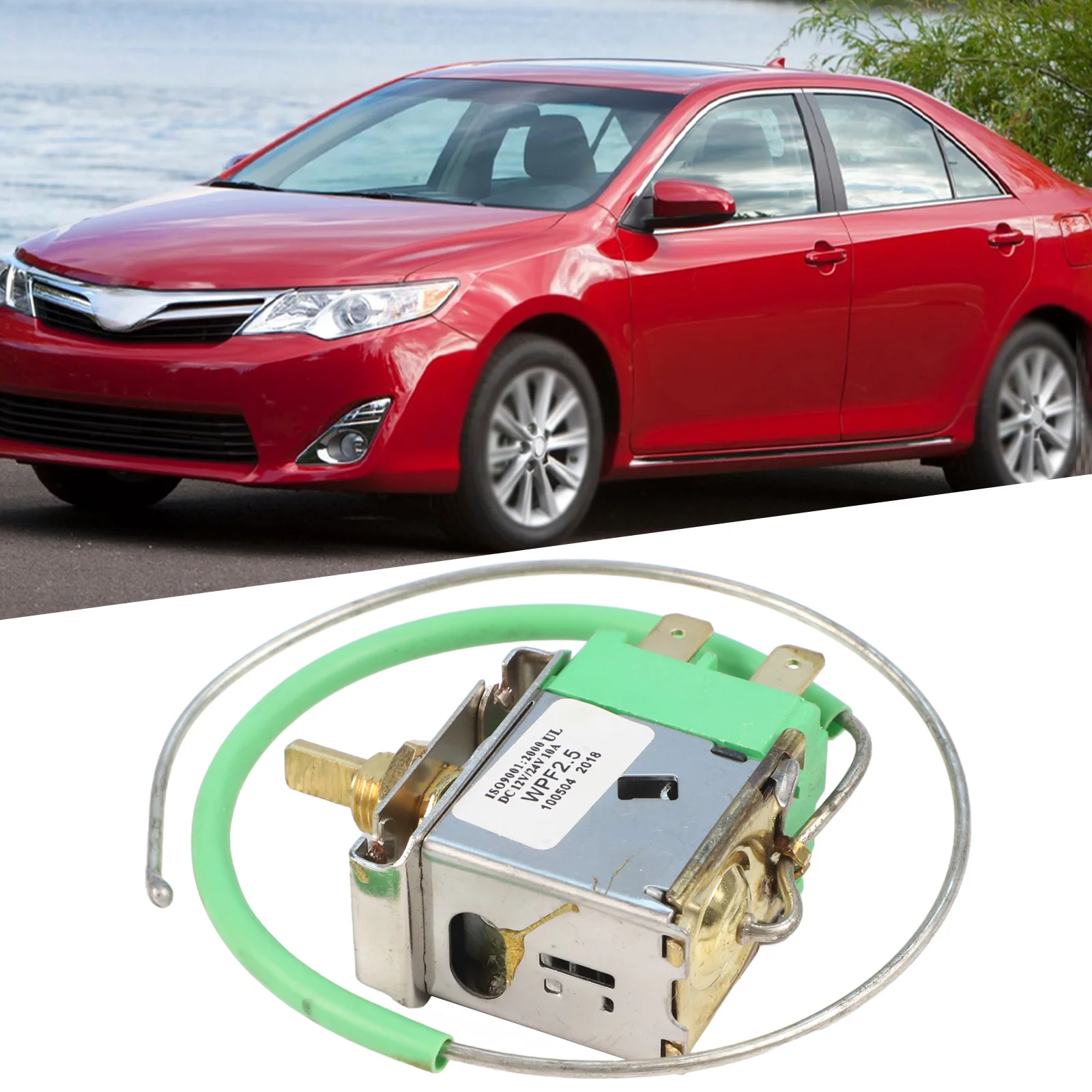 Как показано в рисунке Переключатель контроля температуры Простая установка Переключатель температуры Эффективная производительность кондиционирования воздуха
Как показано в рисунке Переключатель контроля температуры Простая установка Переключатель температуры Эффективная производительность кондиционирования воздуха