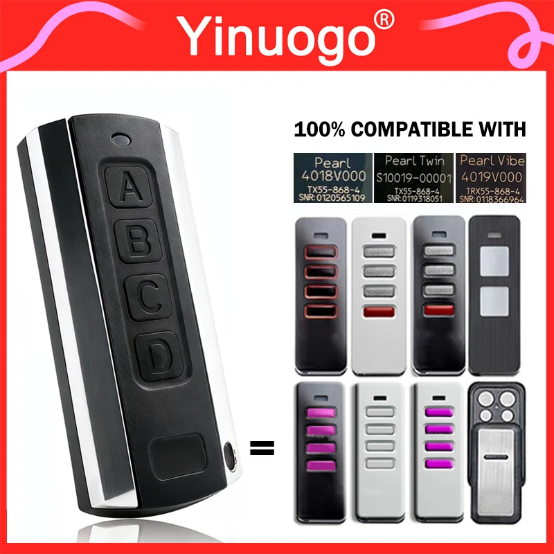 Newest For SOMMER Pearl 4018 4018V000 TX55-868-4 4019V000 PEARL Vibe Twin S10019 SOMMER SOMloq2 SOMloq Handheld Transmitter
Newest For SOMMER Pearl 4018 4018V000 TX55-868-4 4019V000 PEARL Vibe Twin S10019 SOMMER SOMloq2 SOMloq Handheld Transmitter