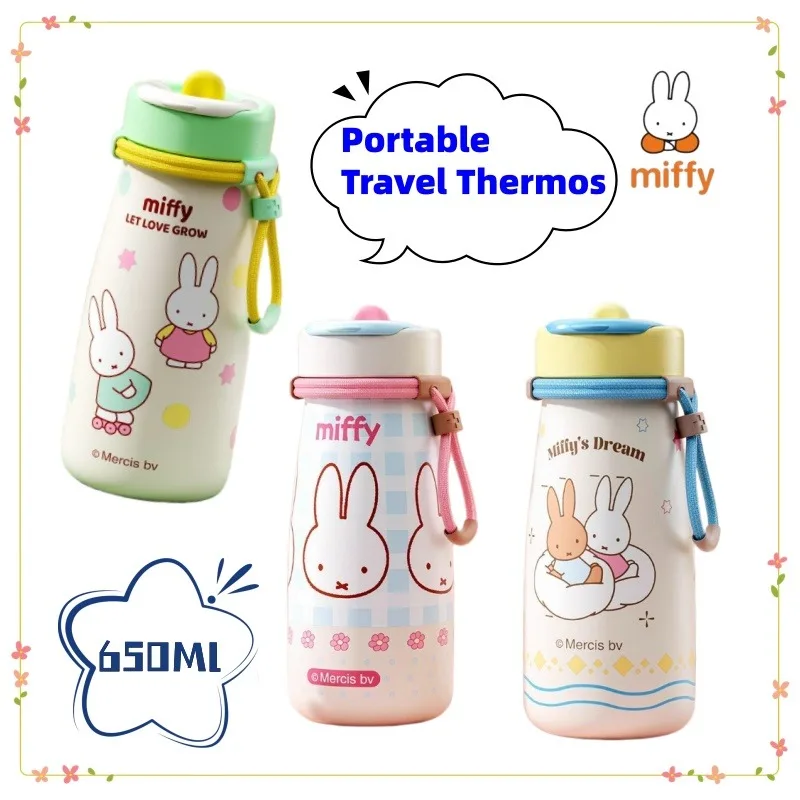 Miffy New Creative Portable Lanyard Thermos Cup Straw Double Drinking Cup High Color Value 316 Student Stainless Steel Water Cup
Miffy New Creative Portable Lanyard Thermos Cup Straw Double Drinking Cup High Color Value 316 Student Stainless Steel Water Cup