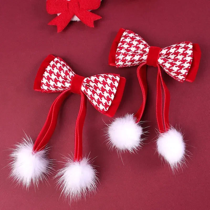 2pcs Velvet Hair Bow Clips For Girls Long tassel Fur Ball Hairpins Barrettes Kids Lace Hair Clip Headwear Hair Accessories
2pcs Velvet Hair Bow Clips For Girls Long tassel Fur Ball Hairpins Barrettes Kids Lace Hair Clip Headwear Hair Accessories
