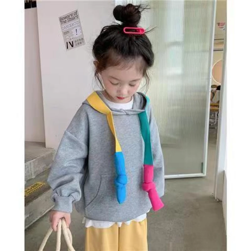 Children's Clothing Girls 2023 Spring New Color Collision Hooded Sweater Female Baby Korean Loose Tops Boys Clothes
Children's Clothing Girls 2023 Spring New Color Collision Hooded Sweater Female Baby Korean Loose Tops Boys Clothes