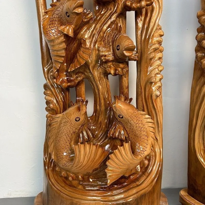 More than every year, the base living room wood carving wood Chinese root fish ornament entrance camphor wood lotus flower
More than every year, the base living room wood carving wood Chinese root fish ornament entrance camphor wood lotus flower