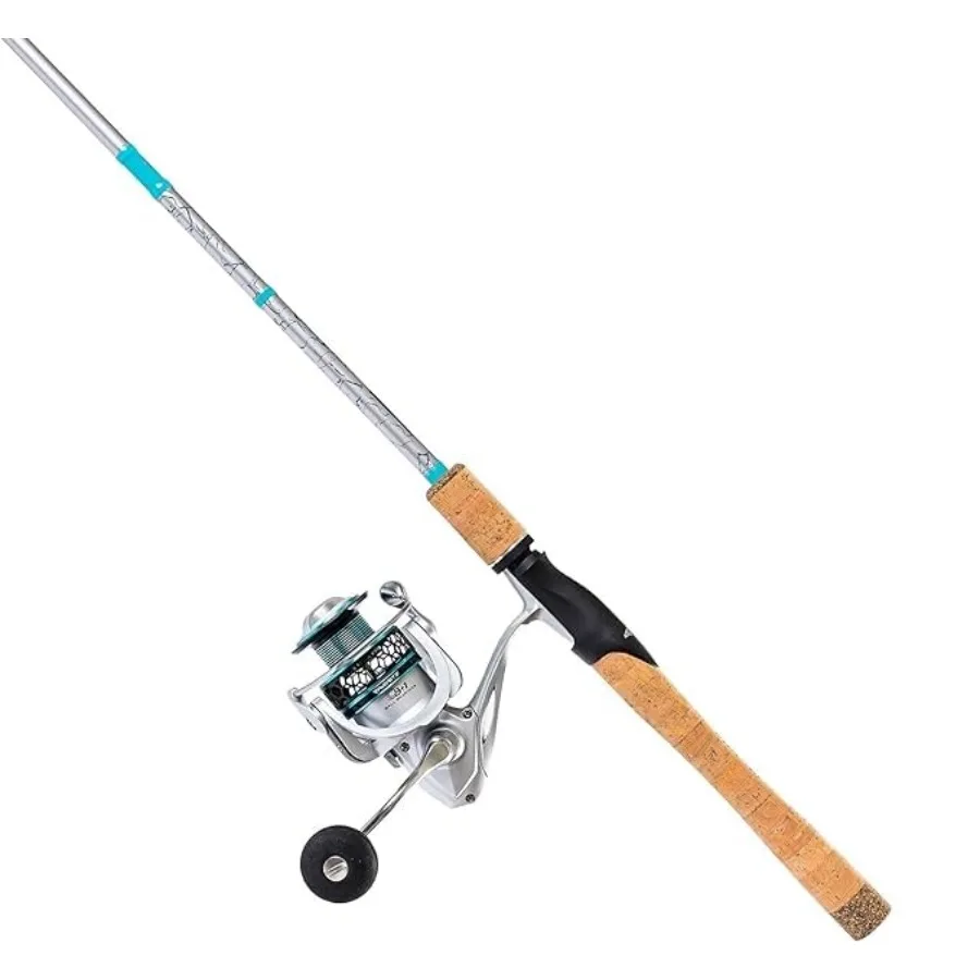 Fishing rod and reel combo for freshwater and saltwater use, carbon blend material, black color, ultra-smooth operation with 5.
Fishing rod and reel combo for freshwater and saltwater use, carbon blend material, black color, ultra-smooth operation with 5.