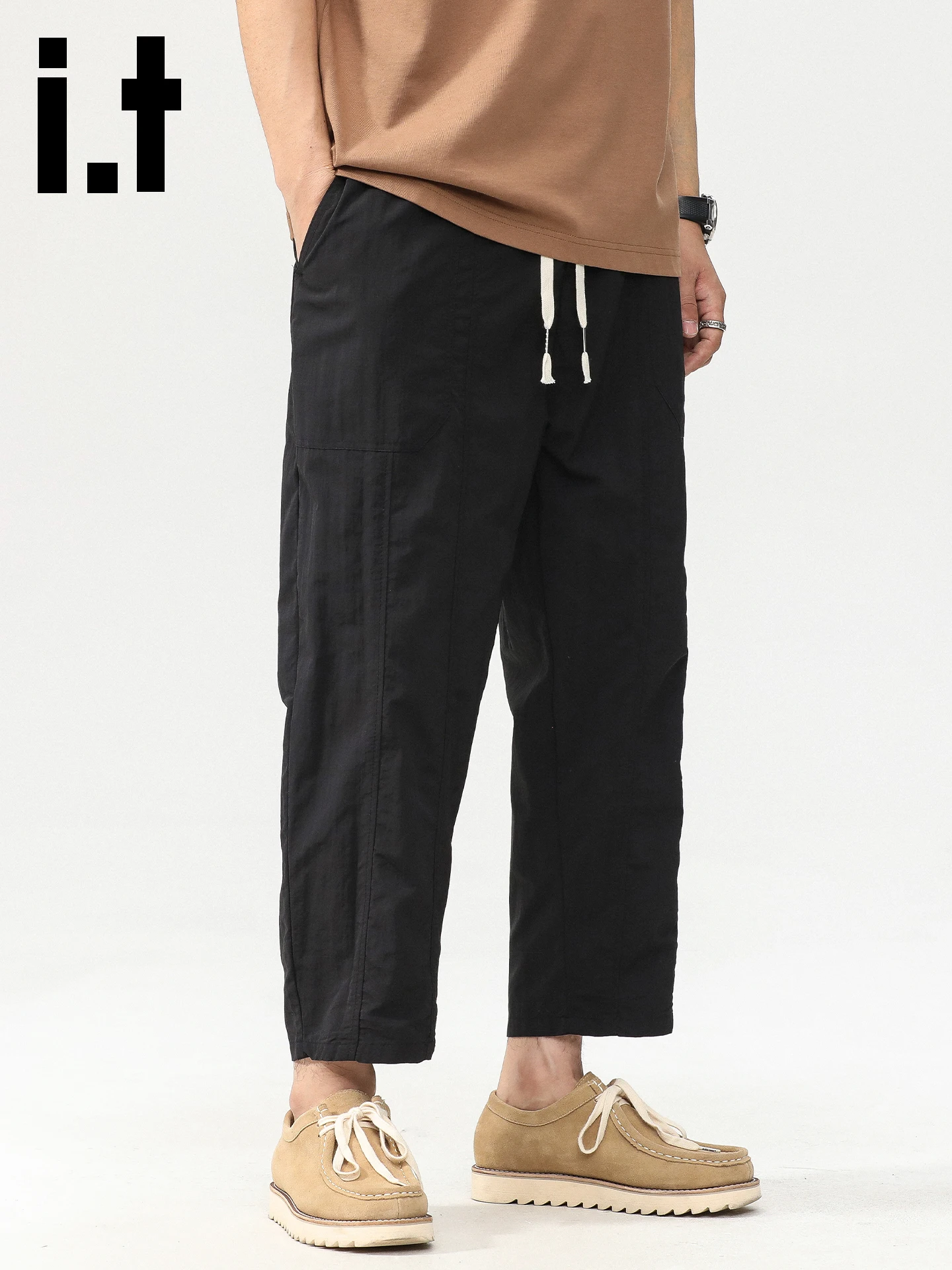 Men's Ice Silk Work Trousers Summer Thin Loose Casual Qui Dry Sports Pants Straight Leg Elastic Waist Non-Wrinkle
Men's Ice Silk Work Trousers Summer Thin Loose Casual Qui Dry Sports Pants Straight Leg Elastic Waist Non-Wrinkle