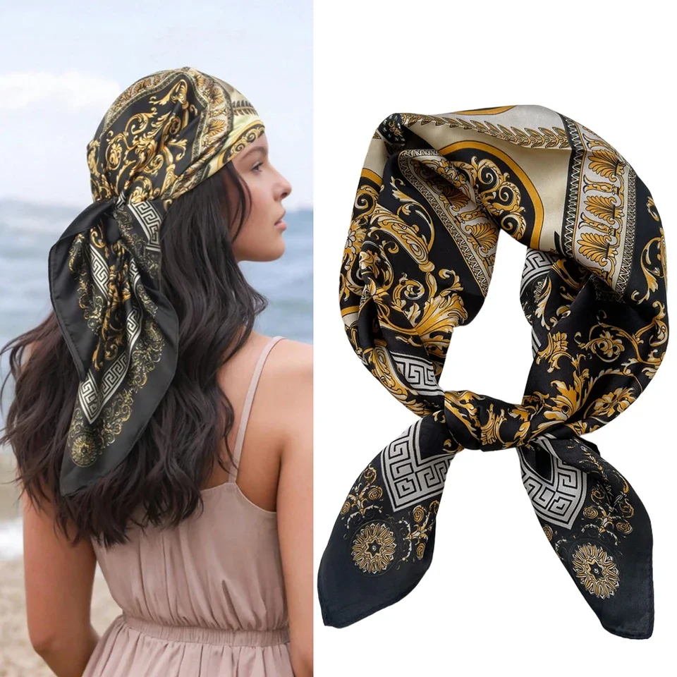 70cm British Style Soft Satin Scarf Women's Cashew Flower Square Scarf Fashion Retro Decorative Neckerchief Shawl Kerchief
70cm British Style Soft Satin Scarf Women's Cashew Flower Square Scarf Fashion Retro Decorative Neckerchief Shawl Kerchief