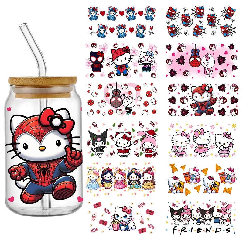 Sanrio Hello Kitty Kuromi Disney Design UV DTF Sticker for 16ozCup Glass Wrap Transfer Sticker Label DIY Logo Self adhesive
Sanrio Hello Kitty Kuromi Disney Design UV DTF Sticker for 16ozCup Glass Wrap Transfer Sticker Label DIY Logo Self adhesive
