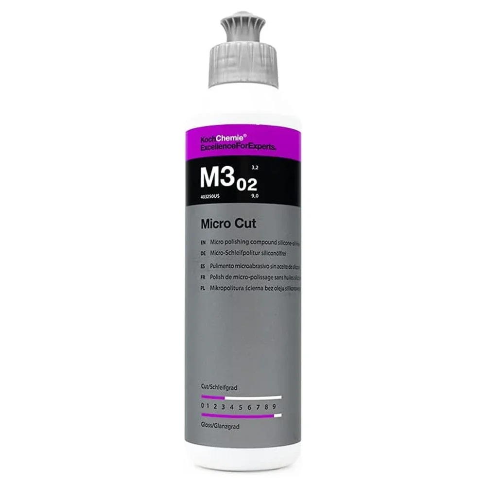 Micro Cut Polishing Compound Silicone Oil-Free Permanent Removal of Holograms Fine Scratches Sanding Marks To P3000 Grain Size
Micro Cut Polishing Compound Silicone Oil-Free Permanent Removal of Holograms Fine Scratches Sanding Marks To P3000 Grain Size