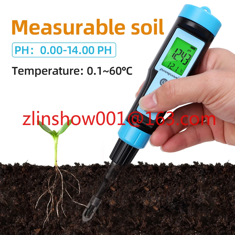 Portable Digital PH Meter YY-1030 Backlight Dough Soil PH Waterproof Test Pen With Metal Protective Glass Electrode
Portable Digital PH Meter YY-1030 Backlight Dough Soil PH Waterproof Test Pen With Metal Protective Glass Electrode