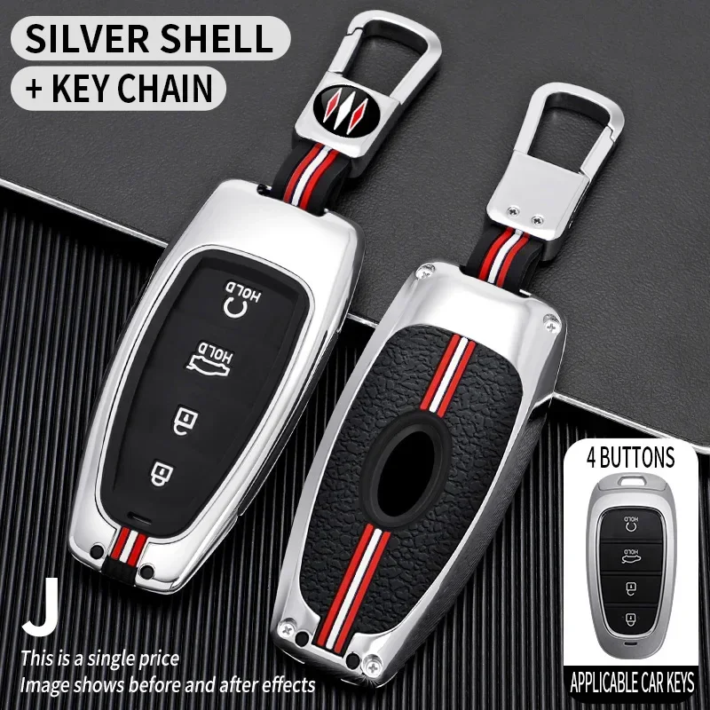 Metal Car Key Cover Case Shell for Hyundai Solaris Sonata Hybrid NEXO NX4 Grand Santa Fe Tucson LAFESTA CUSTO Ionic Grandeur GN7
Metal Car Key Cover Case Shell for Hyundai Solaris Sonata Hybrid NEXO NX4 Grand Santa Fe Tucson LAFESTA CUSTO Ionic Grandeur GN7