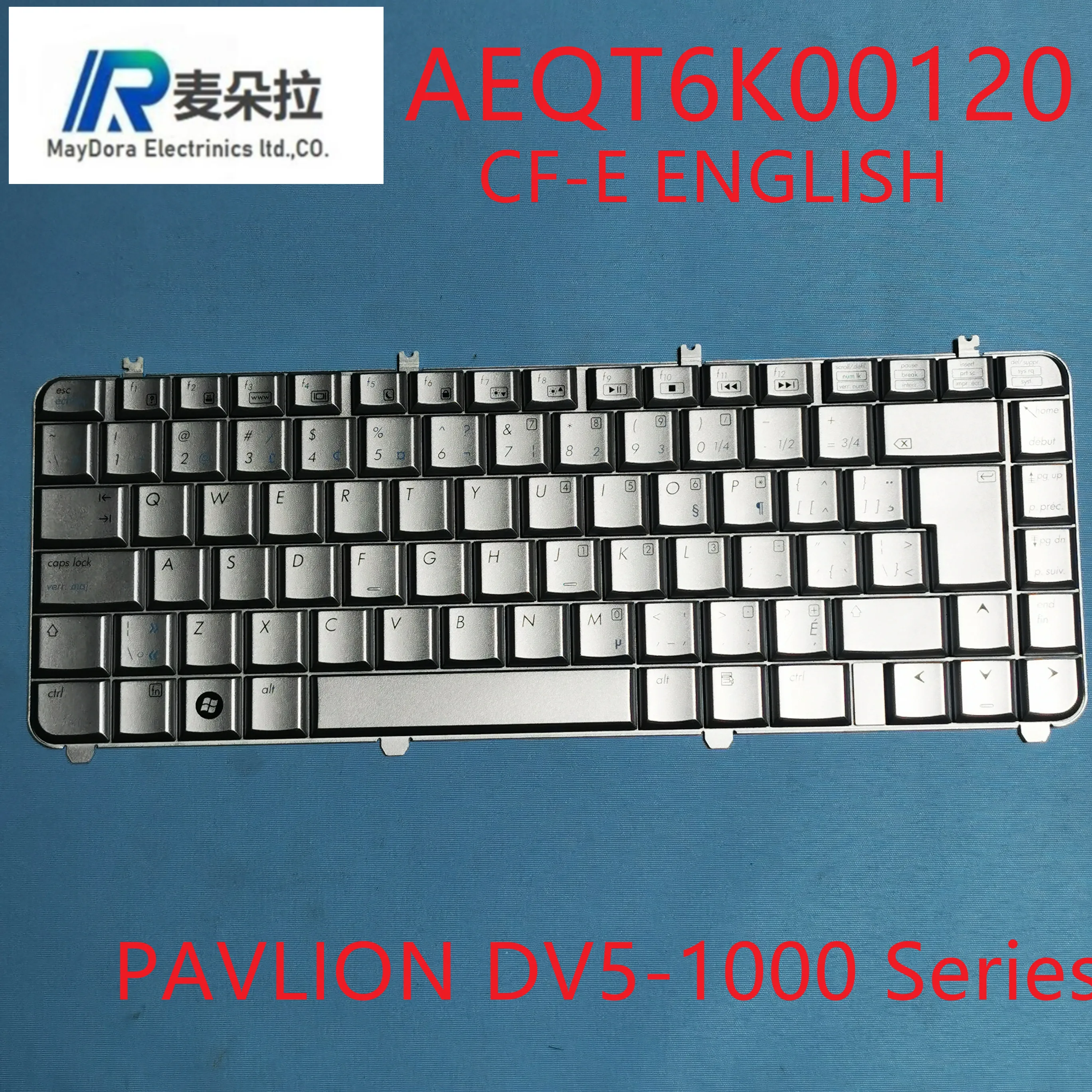 CF-E English Keyboard forDV5-1000 DV5-1100 DV5-1200 DV5-1218 1219 1218TX 1219TX Silver keyboard AEQT6K00120
CF-E English Keyboard forDV5-1000 DV5-1100 DV5-1200 DV5-1218 1219 1218TX 1219TX Silver keyboard AEQT6K00120