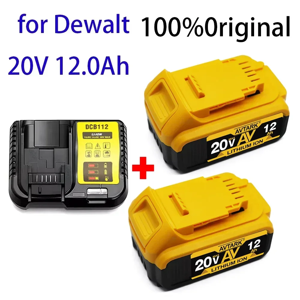 New 100% Original 12000mAh 20V for Dewalt Power Tool Battery DCB206 20V 12.0Ah Battery DCB206 20V Battery DCB200 DCB205
New 100% Original 12000mAh 20V for Dewalt Power Tool Battery DCB206 20V 12.0Ah Battery DCB206 20V Battery DCB200 DCB205