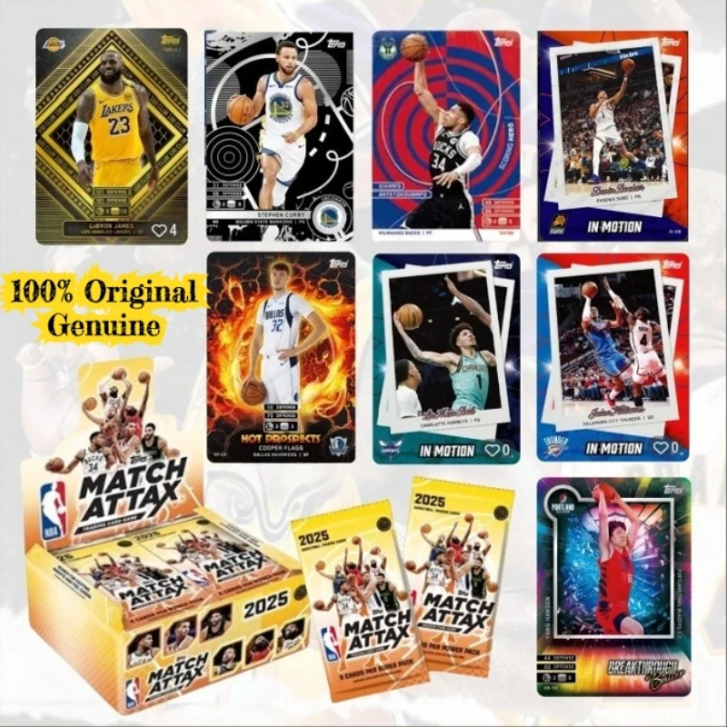 Коллекционные карточки Topps Match Attax NBA Basketball Game 2025: Официальный лимитированный набор, целая коробка, коллекционный брейк-кейс, карточки новичков и с автографами
Коллекционные карточки Topps Match Attax NBA Basketball Game 2025: Официальный лимитированный набор, целая коробка, коллекционный брейк-кейс, карточки новичков и с автографами