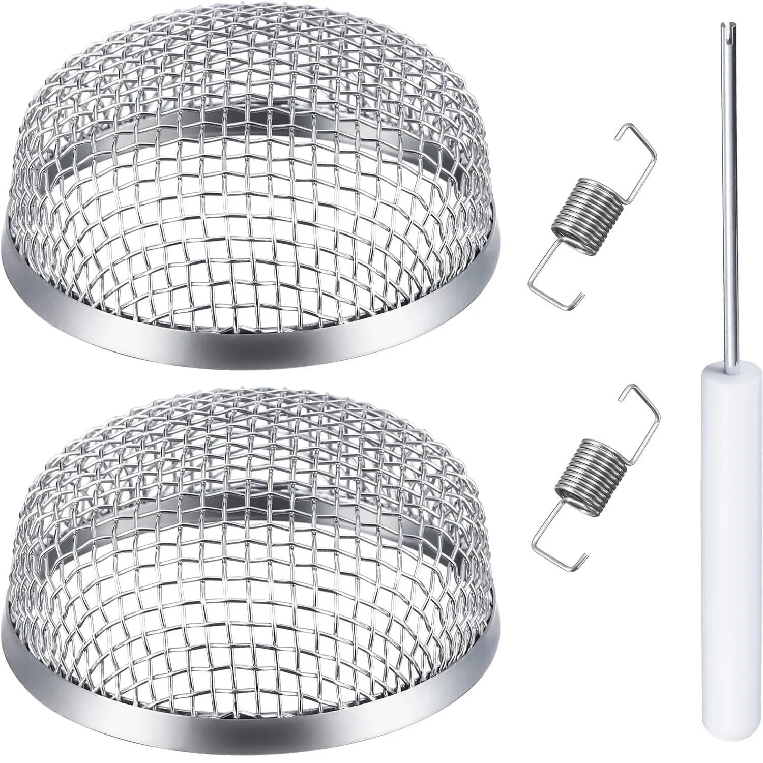 2Pcs Flying Insect Screen RV Furnace Vent Screen RV Water Heater Vent Cover 2.8 Inch Stainless Steel Mesh with Installation Tool
2Pcs Flying Insect Screen RV Furnace Vent Screen RV Water Heater Vent Cover 2.8 Inch Stainless Steel Mesh with Installation Tool