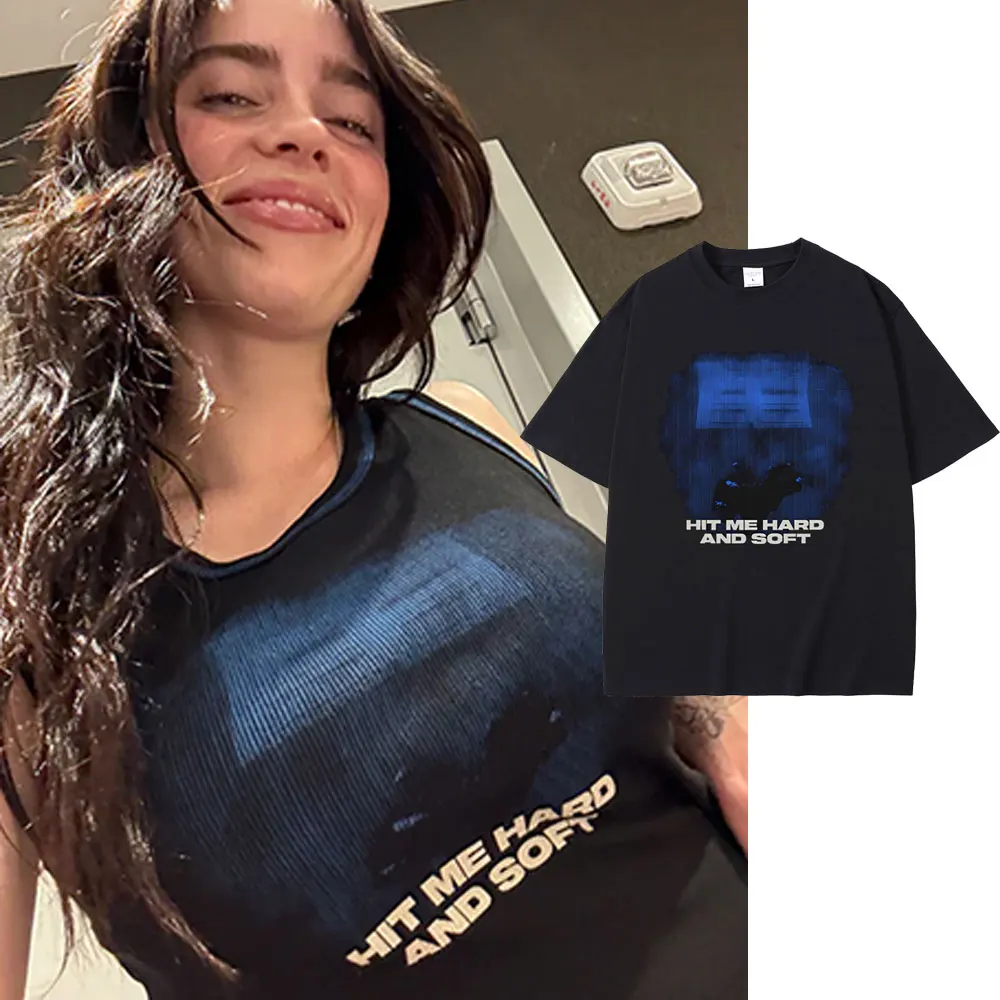Hit Me Hard and Soft Same Style T Shirt Men Women Hip Hop Fashion Pop Music Tshirt Casual Oversized Tshirt Streetwear Fans Gift
Hit Me Hard and Soft Same Style T Shirt Men Women Hip Hop Fashion Pop Music Tshirt Casual Oversized Tshirt Streetwear Fans Gift