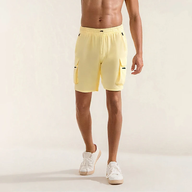 Casual Elastic Drawstring Shorts Solid Color Men Loose Joggers Shorts with Pockets for Summer Workout Beach Streetwear
Casual Elastic Drawstring Shorts Solid Color Men Loose Joggers Shorts with Pockets for Summer Workout Beach Streetwear