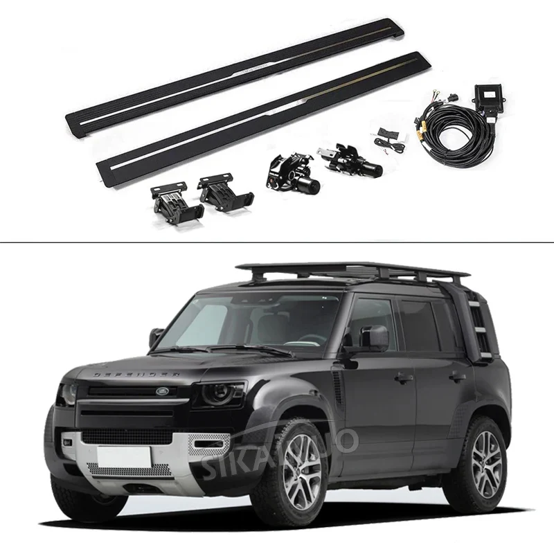 automatic foot step Electric sliding steps defender 110 side step running board power footrest retractable
automatic foot step Electric sliding steps defender 110 side step running board power footrest retractable