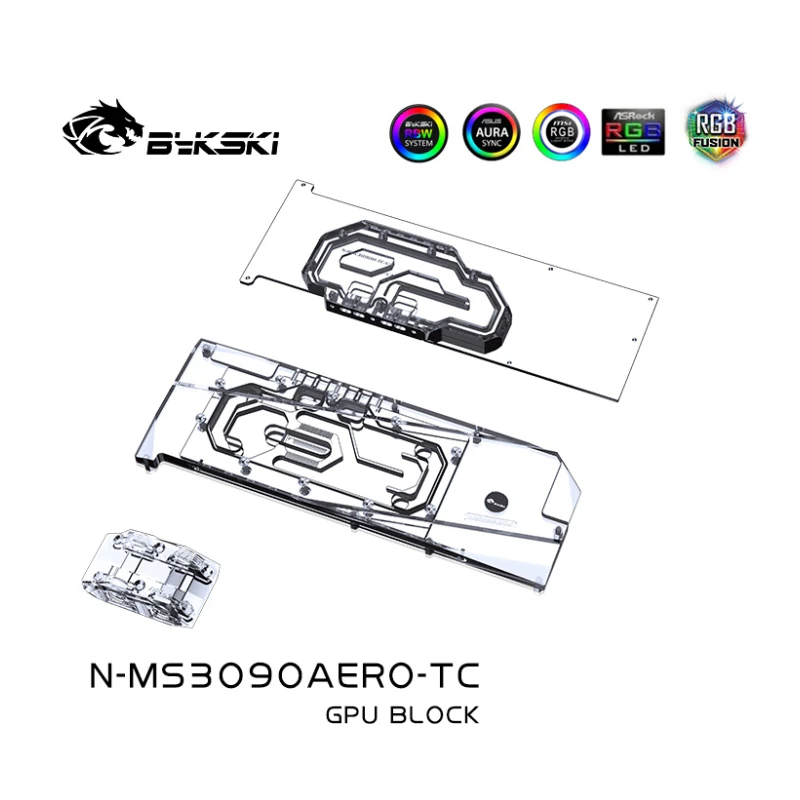 Bykski N-MS3090AERO-TC GPU Water Block Use for MSI RTX 3090 AERO 24G Video Card / 0.3mm Jet Micro-waterway/Prevent Corrosion
Bykski N-MS3090AERO-TC GPU Water Block Use for MSI RTX 3090 AERO 24G Video Card / 0.3mm Jet Micro-waterway/Prevent Corrosion