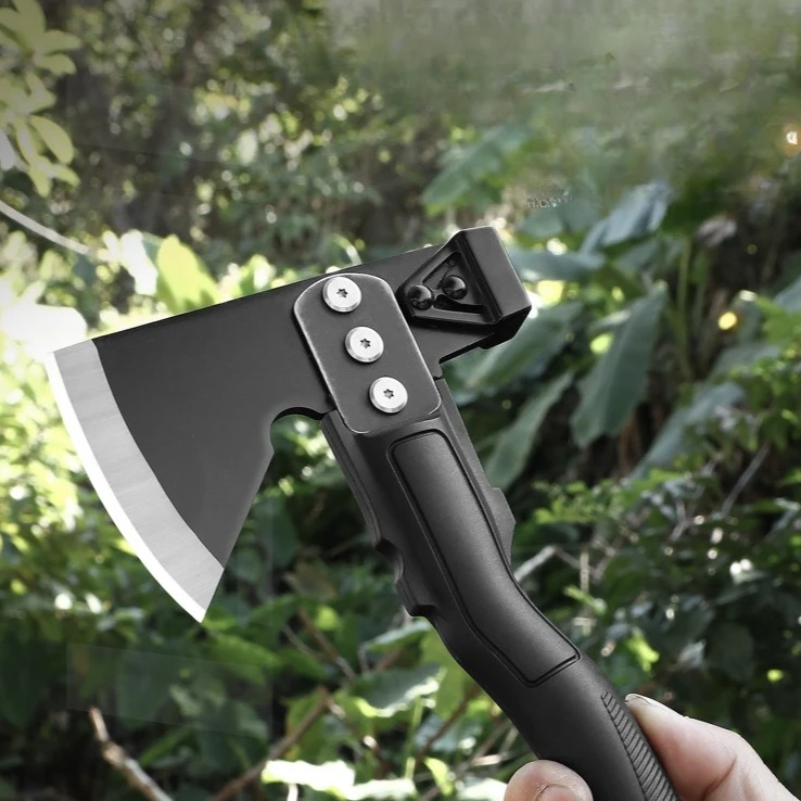New Multifunctional High-end Tactical Mountain Axe Outdoor Convenient Self-defense Survival Camping Cut Down Cutting EDC Tool 
New Multifunctional High-end Tactical Mountain Axe Outdoor Convenient Self-defense Survival Camping Cut Down Cutting EDC Tool