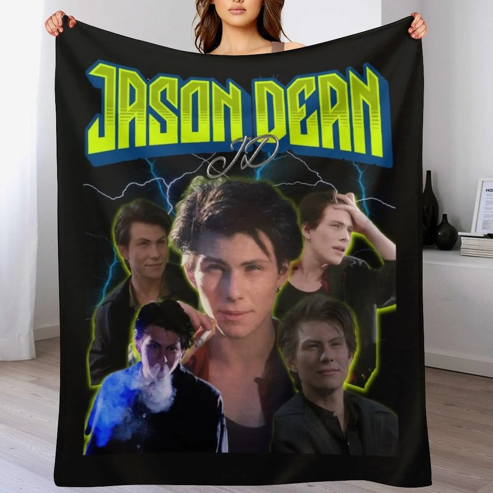Jason 'JD' Dean Retro Tee. Throw Blanket for winter Polar Sofa christmas decoration Blankets
Jason 'JD' Dean Retro Tee. Throw Blanket for winter Polar Sofa christmas decoration Blankets