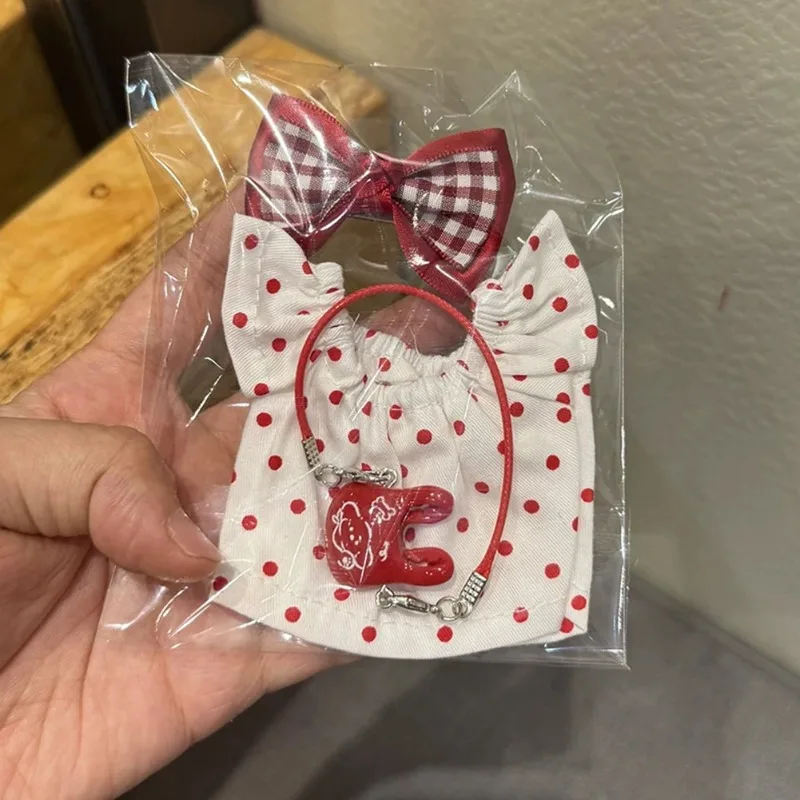 For 3.0/4.0 Labubu 10.5CM/15CM/17CM Checkered Overalls Heart Code Dress Set Cute Doll Clothes Accessories
For 3.0/4.0 Labubu 10.5CM/15CM/17CM Checkered Overalls Heart Code Dress Set Cute Doll Clothes Accessories