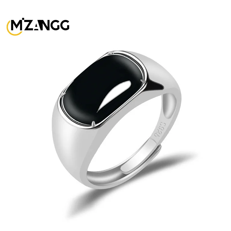 S925 Silver-Set Natural Black Jade Egg-Shaped Saddle Ring High-End Luxury Adjustable Ice-Type Jade Ring Men's Holiday Gift
S925 Silver-Set Natural Black Jade Egg-Shaped Saddle Ring High-End Luxury Adjustable Ice-Type Jade Ring Men's Holiday Gift