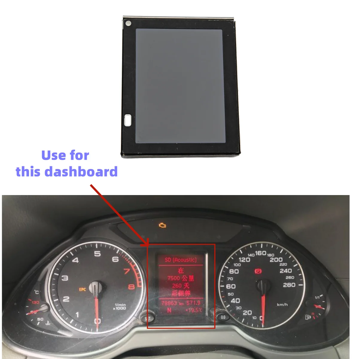 LCD Display for Audi Q5 2007 2008 2009 2010 2008-2015 A4 Allroad Instrument CLuster Panel Dashboard
LCD Display for Audi Q5 2007 2008 2009 2010 2008-2015 A4 Allroad Instrument CLuster Panel Dashboard