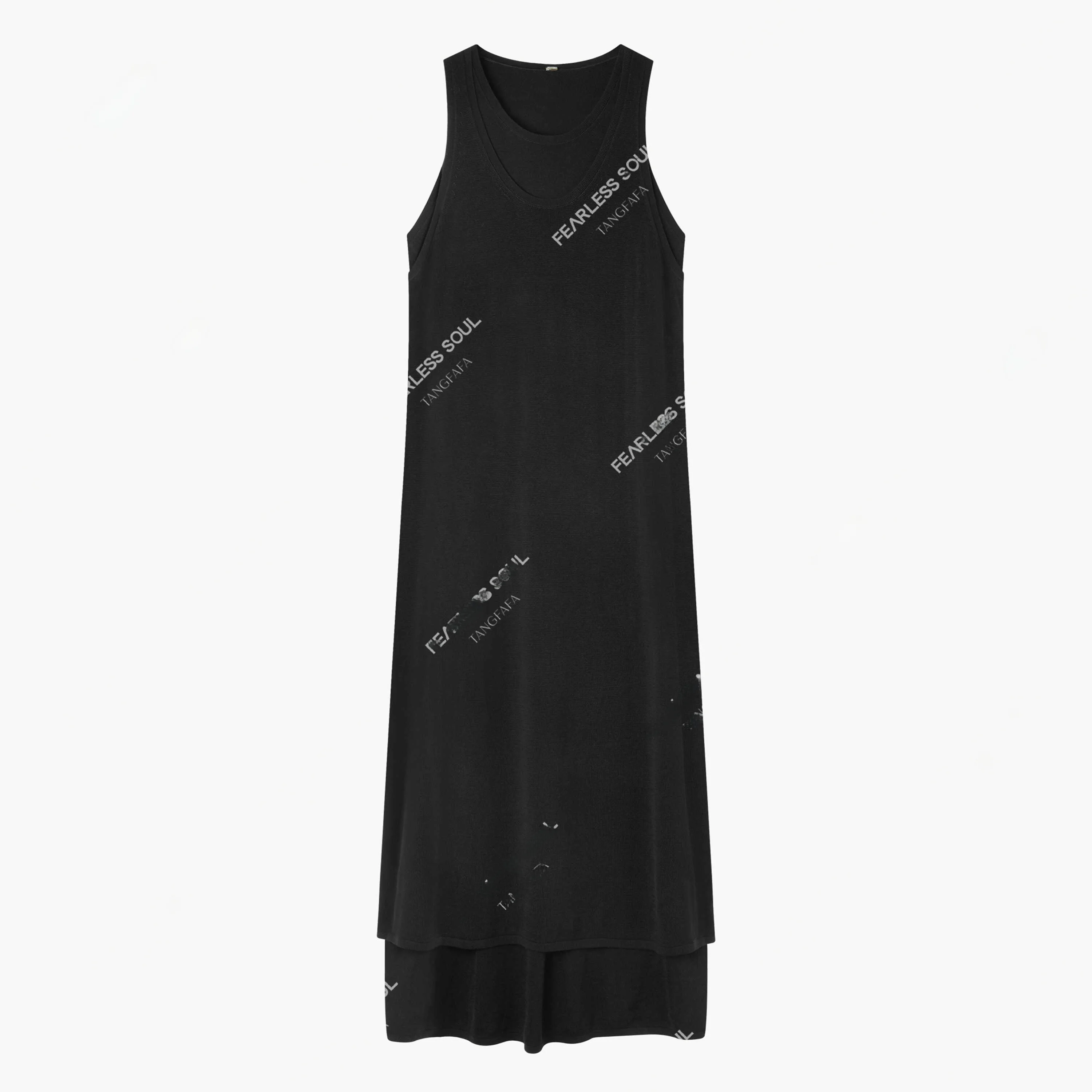 Taffa824FW011 Sleeveless Dress with Fantastic Curves Vest Dress Standard Fit A-Line Skirt for Women in Their Late Twenties
Taffa824FW011 Sleeveless Dress with Fantastic Curves Vest Dress Standard Fit A-Line Skirt for Women in Their Late Twenties