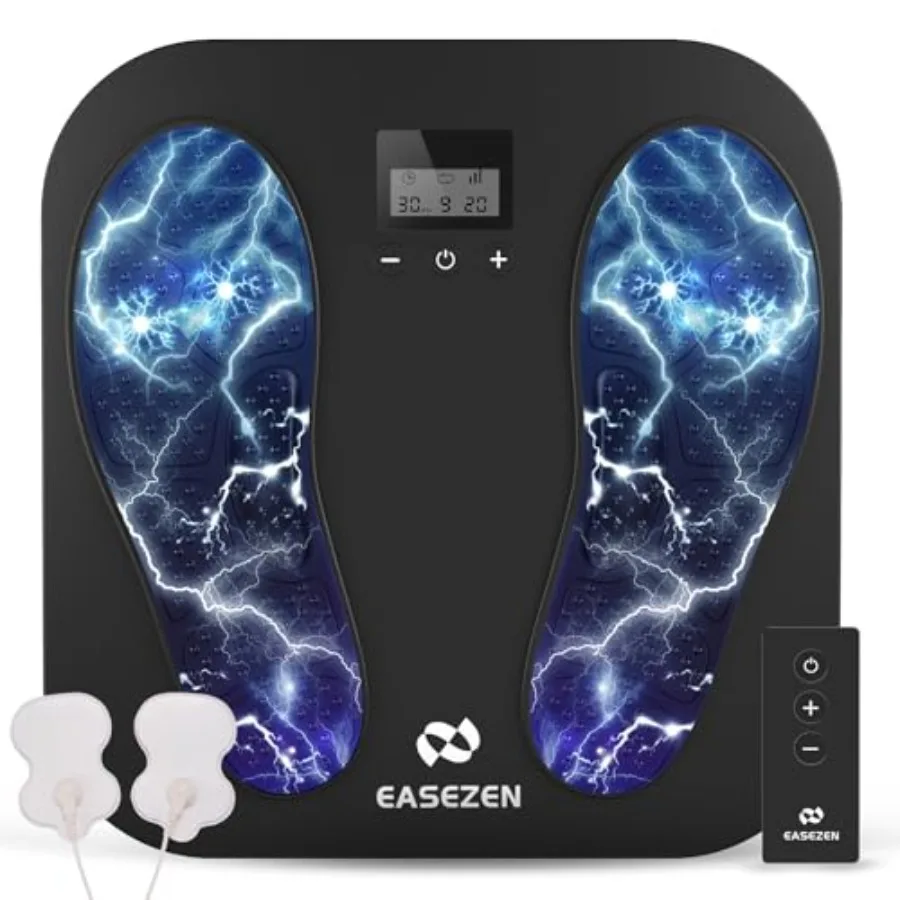 Foot Massager for Neuropathy: Rechargeable TENS/EMS Stimulator, 10 Modes 20 Intensities, Black ABS Plastic, Enhanced Circulatio
Foot Massager for Neuropathy: Rechargeable TENS/EMS Stimulator, 10 Modes 20 Intensities, Black ABS Plastic, Enhanced Circulatio